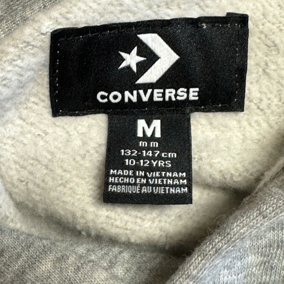 NWOT CONVERSE KIDS
ALL STAR LOGO EMBOSSED SOLID COLOR HOODIE - Picture 5 of 5